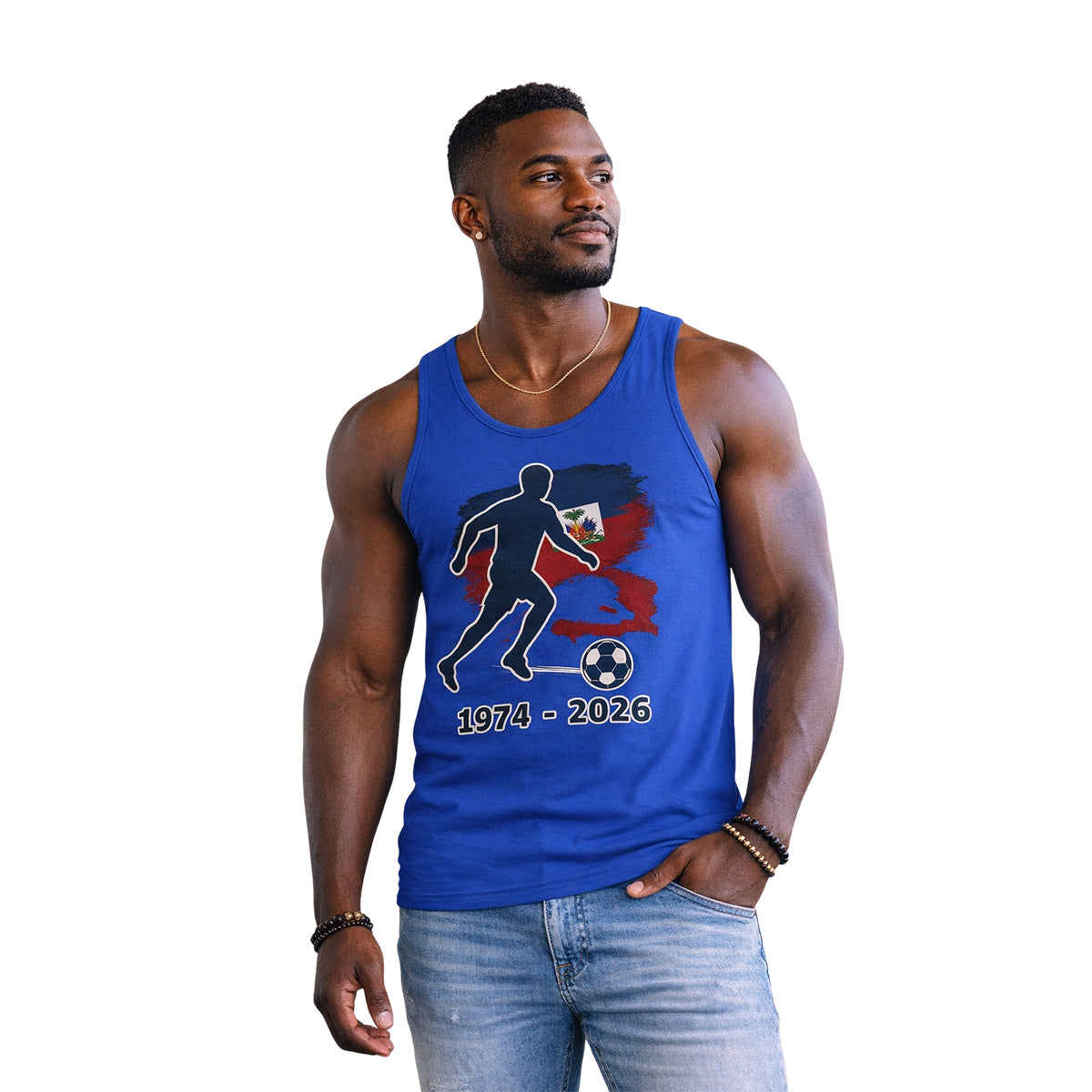 Unisex Tank Top — Bold Haitian Statement “Toup Pou Yo”